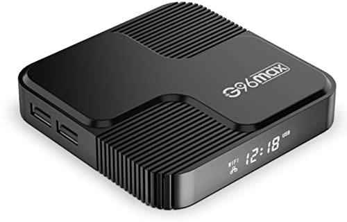 Android TV Box 12.0 Android Box G96max Decodificador 2GB RAM 16GB ROM con H618 Quad-Core Soporta 2.4G 5G Dual WiFi/BT 4.0 /6K/3D/H.265 Smart TV Boxes