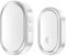 Wireless Doorbell, Waterproof Plug in Door Chime Kit with 36 Chimes 4 Volume Levels LED Flash, Mini Cordless Doorbell Chime for Home, School, Office, 1,000ft Range(Silver)