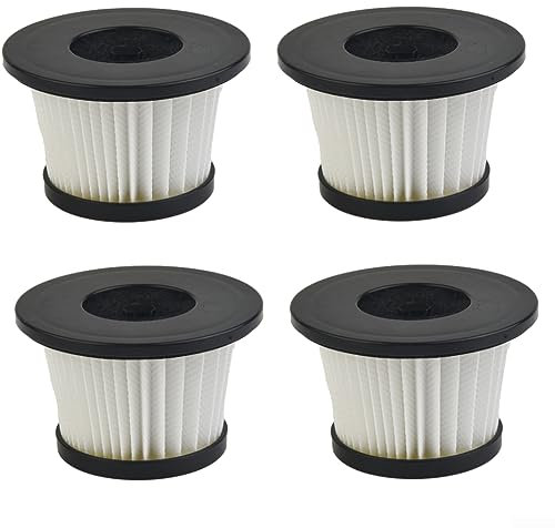 QOXEZY Filtre HEPA lavable de rechange pour aspirateur sans fil pour Silvercrest Shaz 22.2 C3 Filtre HEPA, accessoires réutilisables, 4 pièces
