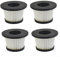 QOXEZY Filtre HEPA lavable de rechange pour aspirateur sans fil pour Silvercrest Shaz 22.2 C3 Filtre HEPA, accessoires réutilisables, 4 pièces