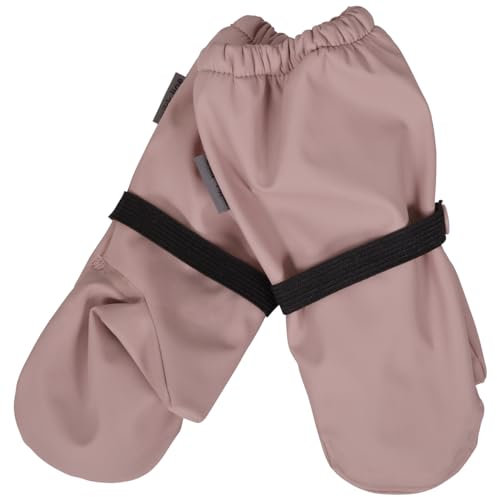 Mikk-line PU-Regenfäustlinge mit Fleecefutte Adobe Rose 86/92 | OEKO-TEX Standard 100 zertifiziert | Wasserdicht mit einer Wassersäule von 8.000 mm | Winddicht und isolierend | Kein PFAS hinzugefüg