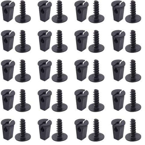 Einsteckmutter mit Torx Schrauben Klammer Radlauf Spreizmutter Schraubentülle Stoßstange Radkasten Kotflügel Befestigungsclips für Touareg 7L Golf 4 Golf 6 Ven-to A4 B5 B6 8E A4 B7 A6 C5 4B A6 4G C7