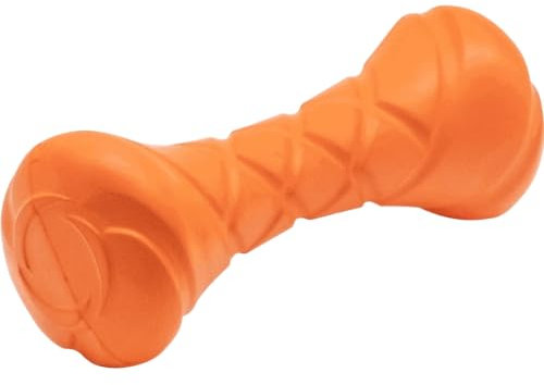 Sprenger Hundespielzeug Apportierhantel - Spaß und Training für alle Hunderassen, orange - 18 x 7cm