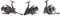 Cormoran VeyCor BR 4 PiF Freilaufrolle Angelrolle als Set (5000 3er-Set)
