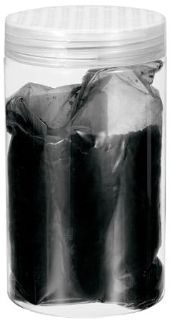 QUARKZMAN 5.3oz (150 g) Ossido Ferro in Polvere, Pigmento per Cemento, Pigmento Ossido Ferro per Vernici Pastello per Piastrelle, Cemento, Sciogli Acqua Nera
