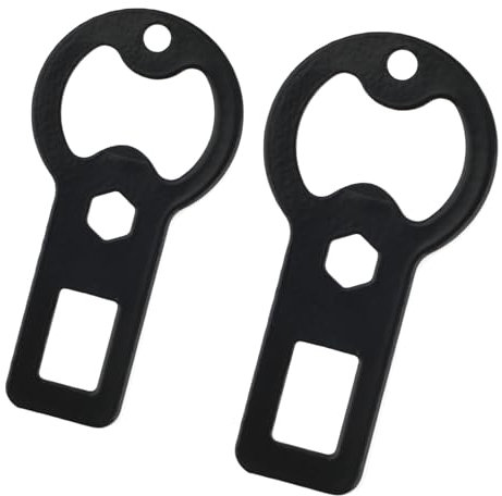 2pcs Flat Bottle Opener, Metal Durable Beer Opener Metal Portable Beer Bottle Opener Key Chain Durable Bartender Bottle Cap Opener Keychain Keyring Ring for Home Kitchen Restaurant Bar