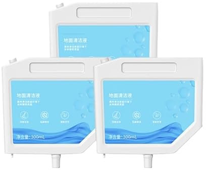 OTURLICC Bodenreinigungslösung for mehrere Oberflächen, kompatibel mit Dreame L10s Ultra/ S10/ S10 PRO / S10 Plus Specialty Floor Cleaner 300 ml Liquid(3pcs-300ml)