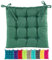 JACK Outdoor Stuhlkissen 38x38cm Lounge Kissen Auflage Wasserfest Sitzkissen Garten Lotus Effekt, Farbe:Dunkelgrün