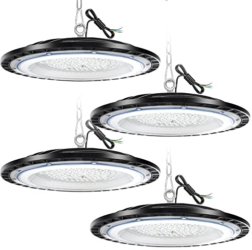 UFO High Bay Lumiere Projecteur 4pcs 300W LED Lumière d'entrepôt