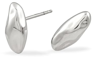 COPENHAGEN STUDIOS Organics Mini Studs - gold - Damen-Ohrstecker aus poliertem Edelstahl - organisches Design - wasserfest & hautfreundlich