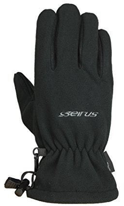 Seirus Innovation Allwetter-Handschuhe, Fleece, Schwarz, Größe M
