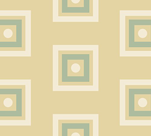 Moderne GMM Tapete Modern living - Little Square beige angepasst an Little Greene Lemon Tree - Hšhe 2,6m Breite 46,5cm
