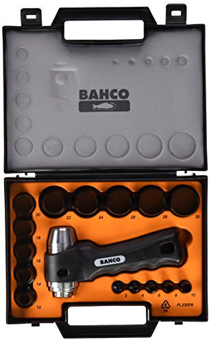 Bahco 400.003.030 - Juego Sacabocados, 16 Piezas