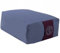 Raum der Stille Meditations und Yoga Kissen rechteckig 38x28x13cm mit Tragegriff Unterseite schwarz Diverse Farben gefüllt mit Buchweizenhülsen nachfüllbar (Blau)