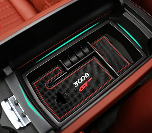 für 3008 2017-2022 Access Active Allure GT Interieur mittelkonsole Armlehne Kiste 1 Stück Kunststoff