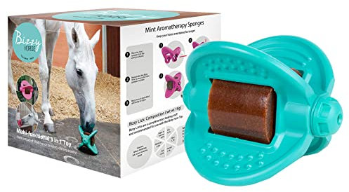 LIKIT Bizzy Ball Spiel & Spass für Pferde Größe/Farbe/Aqua