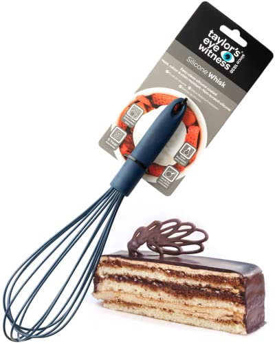 Utensilios de cocina, colores variados Silicone Whisk 29cm/11.5 Azul vaquero.