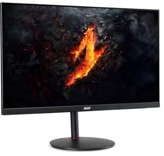 Acer Nitro XV240YPbmiiprx Monitor Gaming FreeSync 23.8, Display IPS Full HD, 144 Hz, 2 ms, HDMI 2.0, DP 1.2, 16:9, Lum 250 cd/m2, ZeroFrame, Speaker Integrati, Cavi HDMI, DP Inclusi