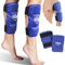 Hilph Lot de 2 compresses de glace pour le suivi des jambes, des mollets et du tibia pour blessures, manchon de compression à froid pour œdèmes de jambe, membres, ecchymoses et entorses, soulagement