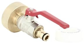 Multicuves - Raccord cuve S60X6 Laiton - Vanne Laiton + Embout Rapide