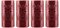 Topkapi Tiki Becher Bora – Tiki-Set Cocktailgläser Cocktailbecher, Tiki Bar Serie, 490 ml, XL (Red)