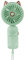 Moskado Portable Mini Handheld Fan, Cute Cat Small Electric Fan with Rechargeable Battery and 3 Speeds for Girls/Ladies/Kids Outdoor Travel, Foldable USB Hand Fan for Bedroom/Desktop/Office (Green)