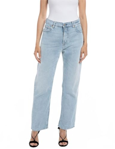 Replay Damen Jeans Jaylie Wide Leg Fit Rose Label