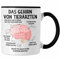 Trendation - Gehirn Tierarzt Tasse Tierärztin Geschenk Lustiger Spruch Sprüche Weihnachten Geburtstag (Schwarz)