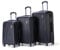 VERTICAL STUDIO 20 24 28 Koffer Reisekoffer 3er-Set Trolley Mehrteilig mit Ziffern Kofferschloss aus Kunststoff (ABS) Vier Rollen (Schwarz Göteborg)