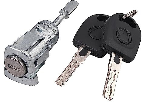 604837167 Türschloss passend for VW passend for Golf 4 Mk4 IV passend for Bora passend for Jetta passend for Passat passend for Lupo passend for Polo 9N vorne links Zylinder – mit 2 x Schlüssel