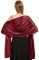 Xnova Stola damen Festlich 200 * 70 cm, Chiffon Schal Shawl Multifunktionstuch Leicht, Elegant übergroßen Schultertuch Chiffontücher für Abendkleid (Rot)