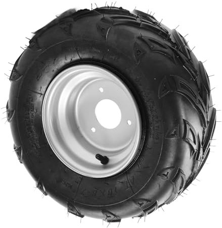 Reifen mit Nabe, Reifen 16 X 8 7, Integrierte Installation, Vibrationsfester Reifen, Universell für ATV, UTV, Go-Kart, Schwere Reifen mit Nabe