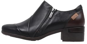 Pikolinos Absatzschuhe in Leder Malaga für Frauen Farbe Black