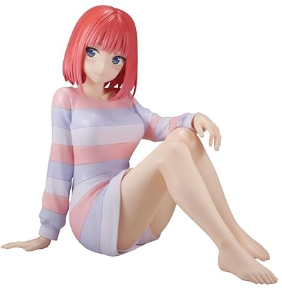 Banpresto Nakano BP89436P Nino The Quintessential Quintuplets - Relax Time Actionfigur, 12 cm, Mehrfarbig