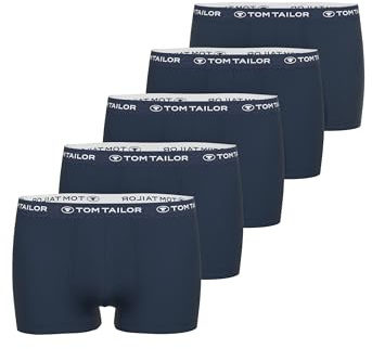 TOM TAILOR Boxershorts Herren 5er Pack Unterhosen Gr. S - 3XL