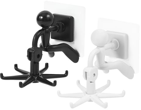 RZMZBY 2 Piezas Colgador Utensilios Cocina, No Necesita Taladrar, Porta Utensilios Para Cocina/BañO/Armario