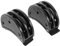 TOYANDONA 2pièces Tambourin De Pied Avec Grelots Accessoire De Percussion Pour Adultes Pour Concerts Et Fêtes Tambourine Résistant Au Jeu Intensif
