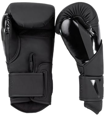 Venum Challenger 4.0 Guantes de Boxeo, Negro y Negro - 14 Oz