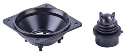 EKOUQIN Industrie-Joystick Hall-Joystick SMC25 Industrie-Joystick, Mikro-Joystick Zweiachs-Joystick Daumen-Joystick Griff C für industrielle Steuerung(2 Axes_0.5-4.5V)