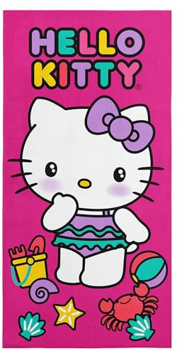 NORTHWEST Hello Kitty Mikrofaser-Strandtuch, 76,2 x 152,4 cm, Hello Beach