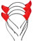 Parliky 4 Stück Stirnband aus Horn halloween haarschmuck halloween haarreif Teufelshörner Ochsenhörner Stirnband Halloween-Teufel-Stirnband Halloween-Kopfschmuck -Requisite Stoff