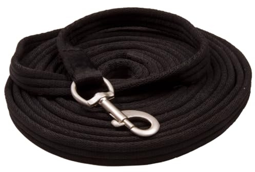 Imperial Riding Longierleine IRHExtra, 7,8 m, Nylon, 2,5 cm Breite, Schwarz