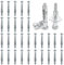 DAIRYCOF 30 Stück Hohlraumdübel Metall verzinkt Hohlwanddübel M6x52mm, Expansion Nuts für Gipskartonplatten (30, M5*65mm)