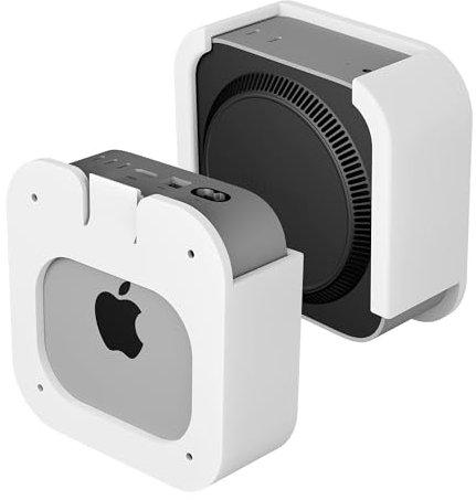 NEWZEROL Mac Mini 2024 M4/M4 Pro Desk Mount, Compatible with Mac Mini, Secure Under Desk or Wall Mount