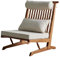 GAOCUNBING Rattansessel, Retro Sessel Massivholzgestell, Landhausstil Sessel, Hochlehner Design Wohnzimmersessel für Wohnzimmer, Schlafzimmer Walnut,85X75X70cm