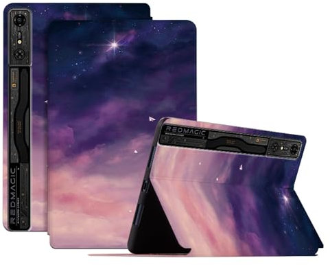 SLLMYYX Case for RedMagic Nova Gaming Tablet/RedMagic Gaming Tablet Pro 10.9 inch, PU Leather Slim Stand Folio Protective Smart Cover (Fantastic Starry Sky)