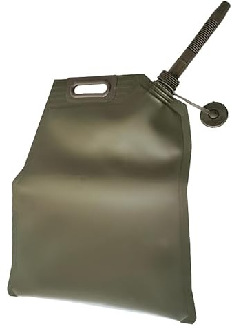 LUOZIQINX Jerrican à Essence Pliable, Sac D'huile Molle en TPU avec Bec Verseur IntéGré, RéServoir Bidon de 5 10 20 30 litres pour Eau, Essence, Diesel, Huile,5l