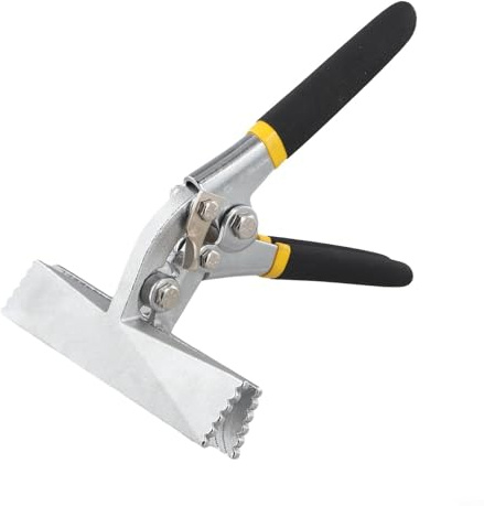 Honseadek Bending Pliers for Sheet Metal Working 75mm & 150mm Straight/Elbow Types with Non-Slip Rubber Handles for Welding and Clamping Use(D)