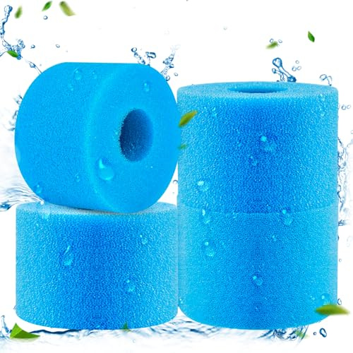 Zuipwpt 4PCS Éponge Filtrante Type S1,Mousse pour Filtre Piscine