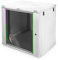 DIGITUS Netzwerkschrank - 19 Zoll Rack - 12HE - Wandmontage - 450mm Tiefe - Traglast 60kg - Dynamic Basic Serie - Grau